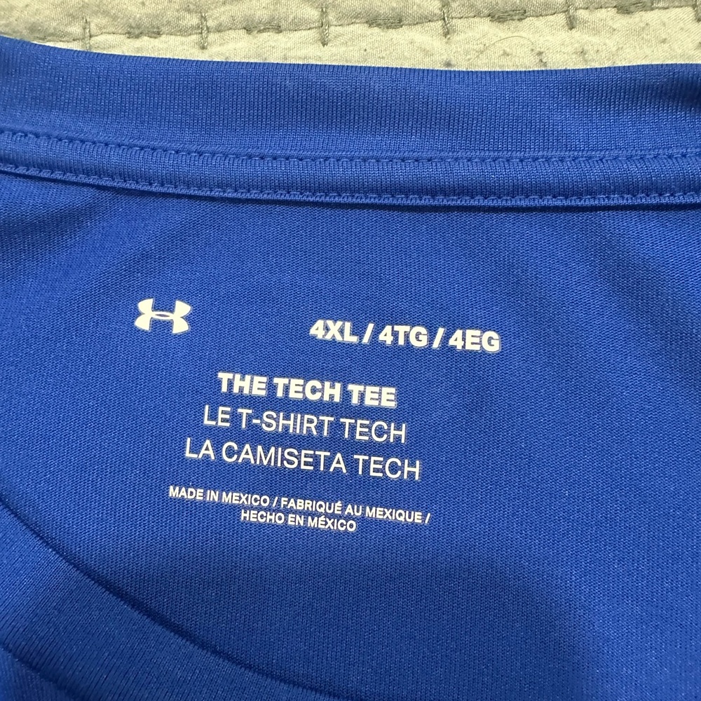 Under Armour Royal Blue Tech Tee 4XL
